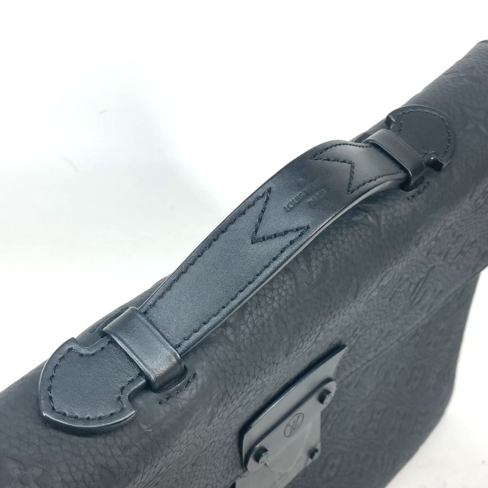 LOUIS VUITTON Handbag M20835 Taurillon Clemence Leather black Monogram Taurillon Clemence S-Lock Briefcase mens
