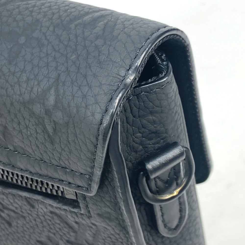 LOUIS VUITTON Handbag M20835 Taurillon Clemence Leather black Monogram Taurillon Clemence S-Lock Briefcase mens