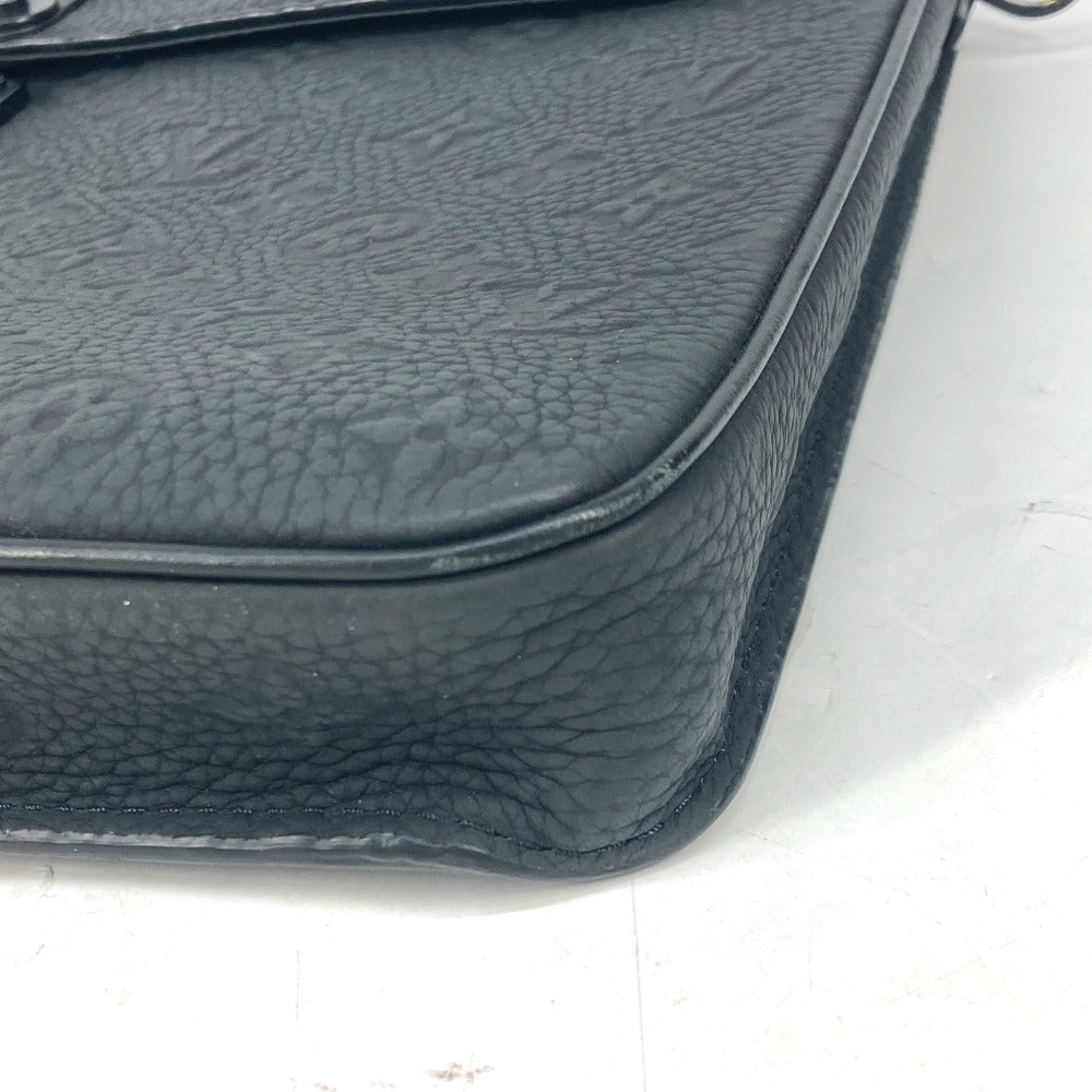 LOUIS VUITTON Handbag M20835 Taurillon Clemence Leather black Monogram Taurillon Clemence S-Lock Briefcase mens