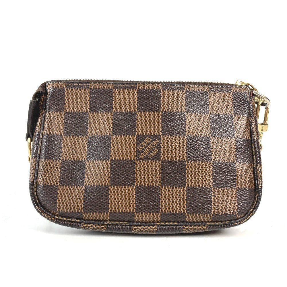 LOUIS VUITTON Handbag Damier canvas Brown Damier T&B Mini Pochette Accessories