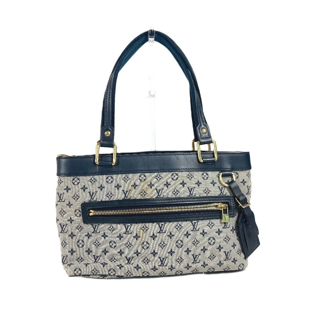LOUIS VUITTON Handbag Monogram mini canvas Navy Monogram mini Lucille PM