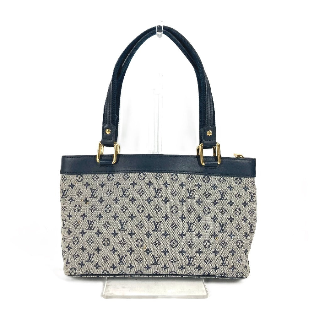 LOUIS VUITTON Handbag Monogram mini canvas Navy Monogram mini Lucille PM