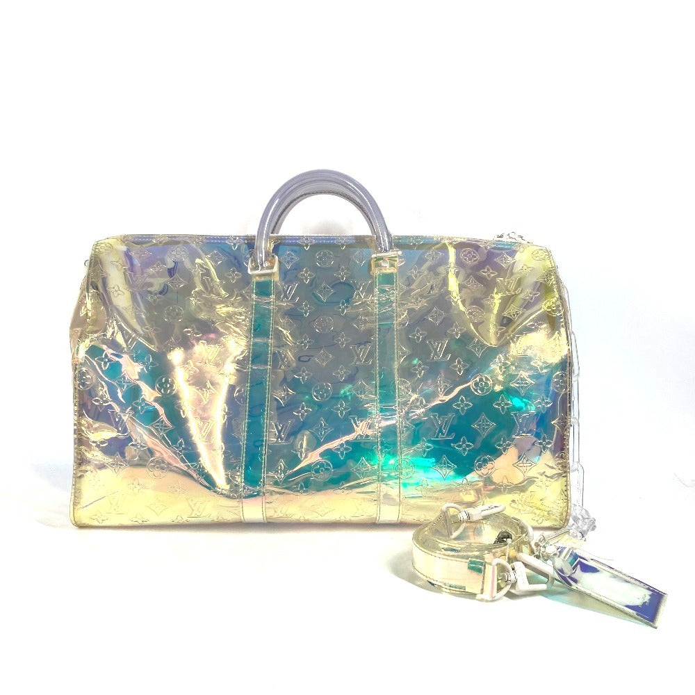 LOUIS VUITTON Boston Duffel bag , Monogram Prism clear Monogram prism Keepall ・bandouliere50