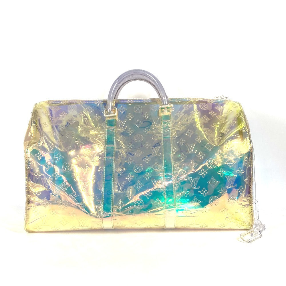 LOUIS VUITTON Boston Duffel bag , Monogram Prism clear Monogram prism Keepall ・bandouliere50