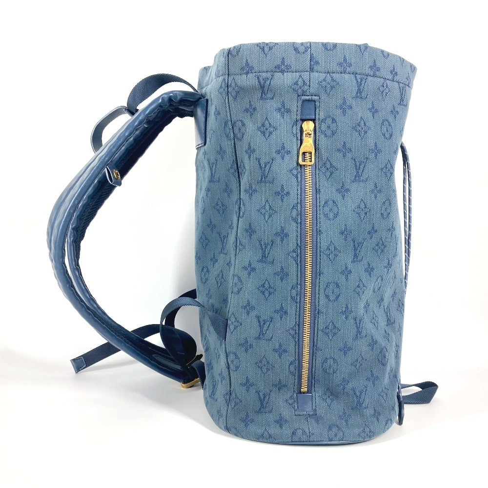 LOUIS VUITTON Backpack Monogram denim canvas blue Monogram denim chalk backpack