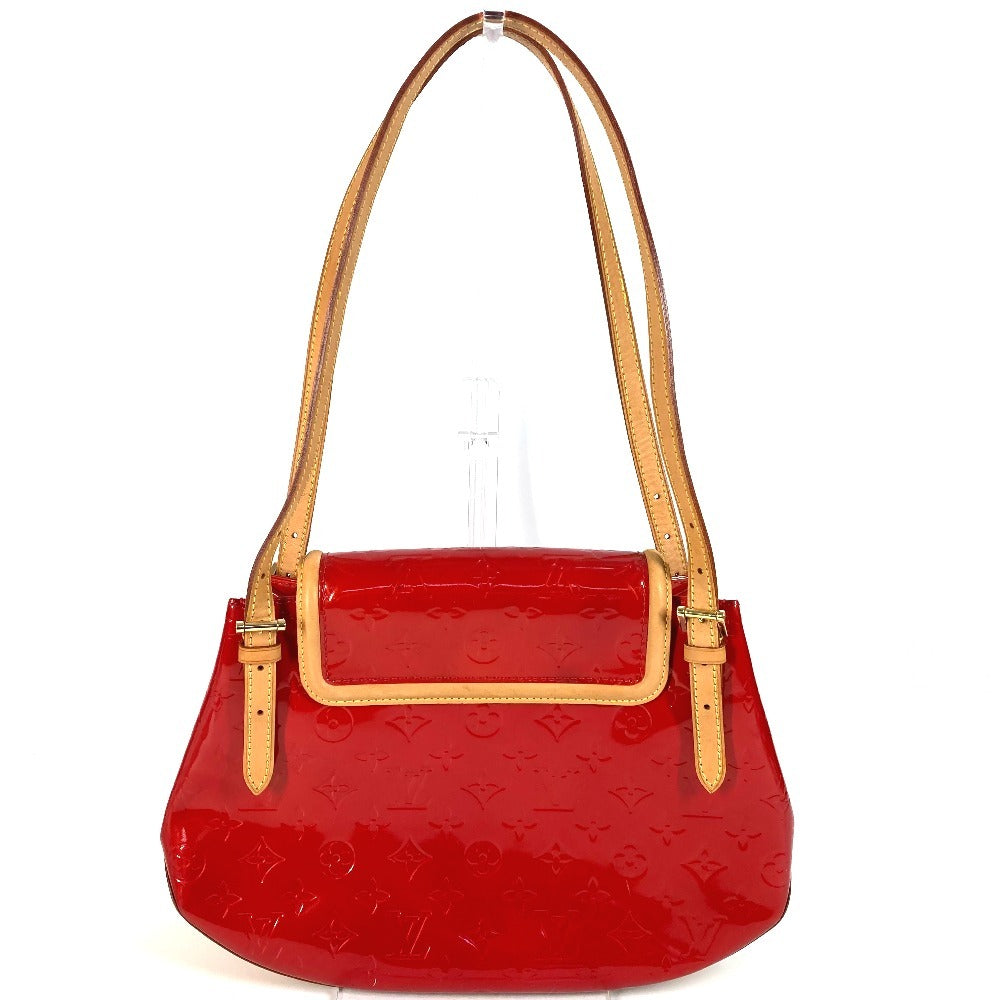 LOUIS VUITTON Shoulder Bag Monogram Vernis Red Monogram Vernis Skein Bay GM