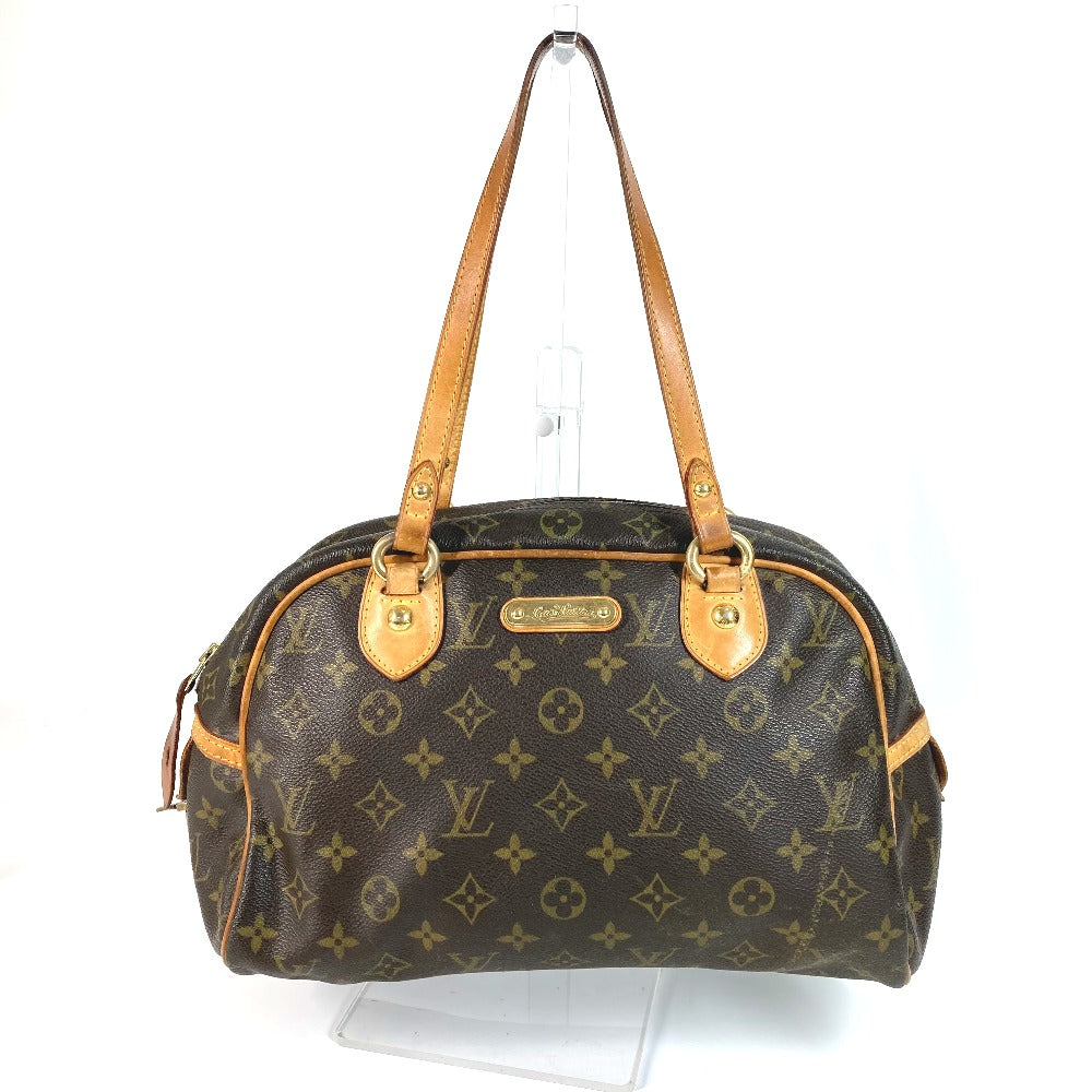 LOUIS VUITTON Shoulder Bag Monogram canvas Brown Monogram Montorgueil PM