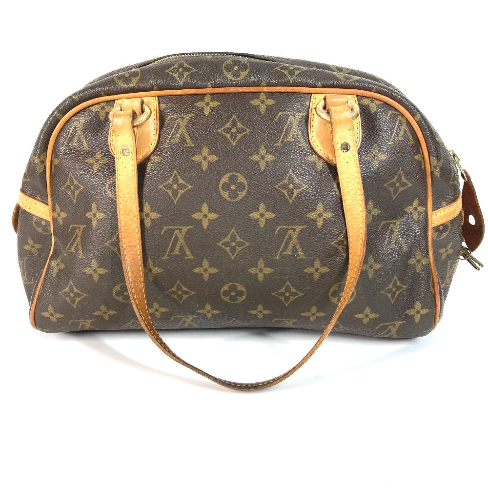 LOUIS VUITTON Shoulder Bag Monogram canvas Brown Monogram Montorgueil PM