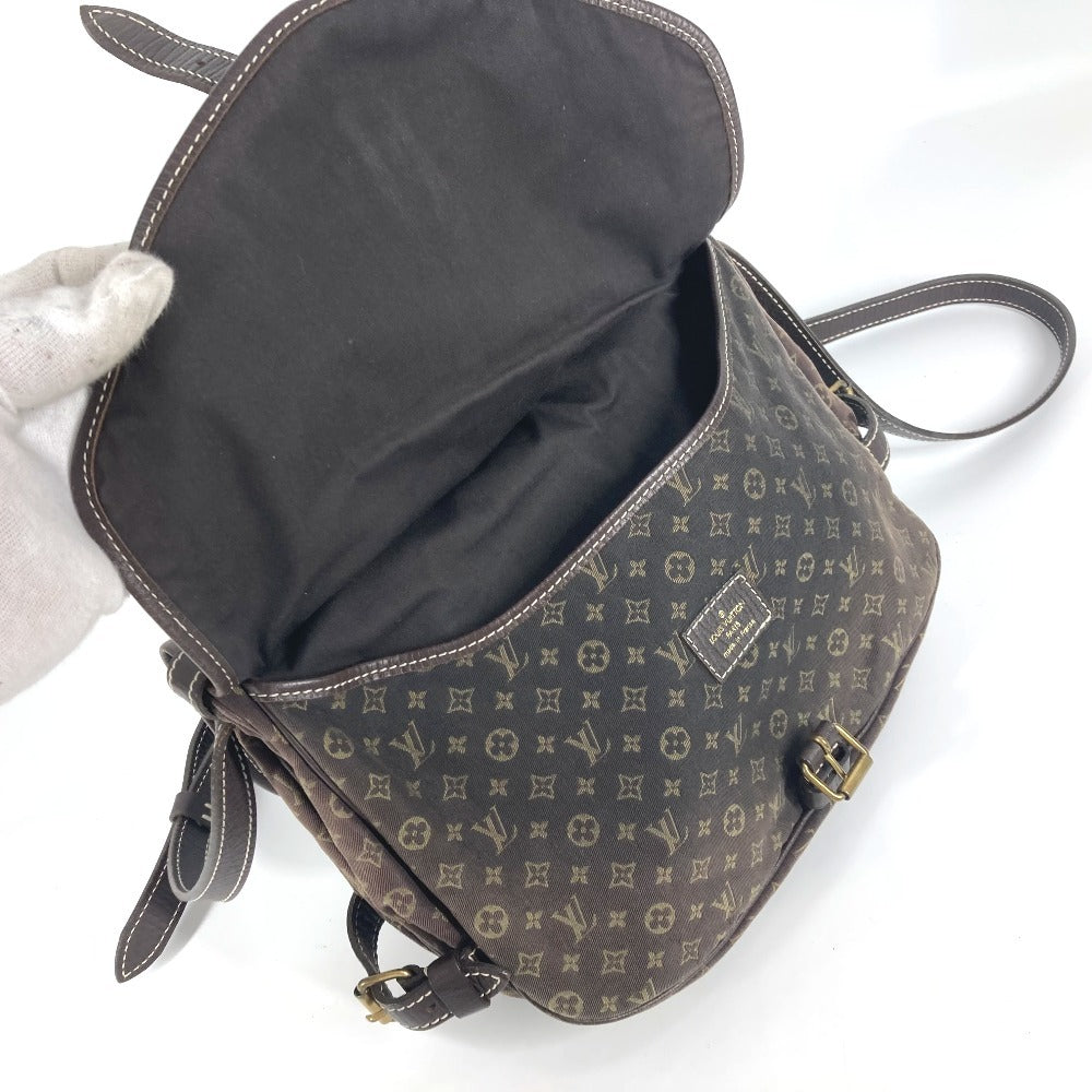 LOUIS VUITTON Shoulder Bag Monogram Mini-LinCanvas Brown Monogram mini run Saumur 30