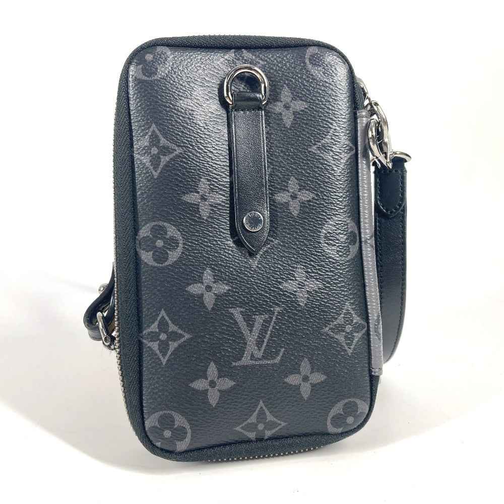 LOUIS VUITTON Shoulder Bag Monogram Eclipse Canvas black Monogram Eclipse Double phone pouch