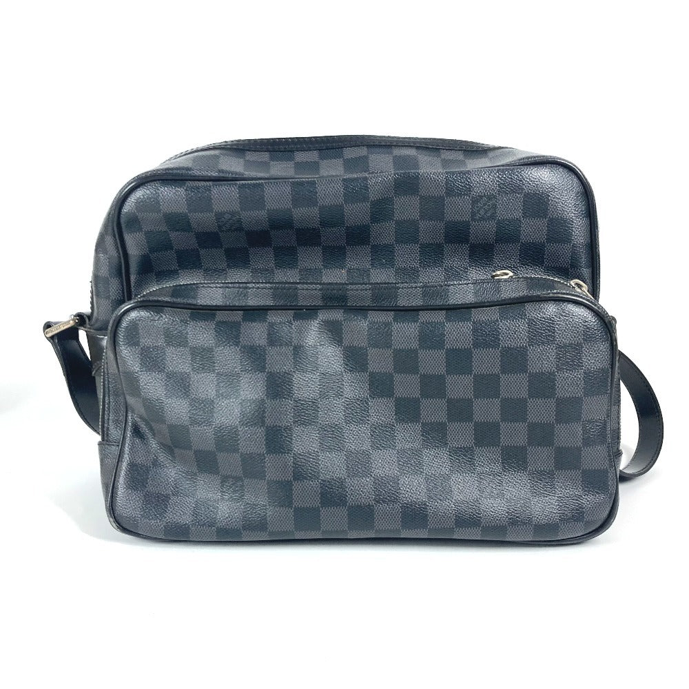 LOUIS VUITTON Shoulder Bag Damier Grafitto Canvas black Damier Grafitte Io unisex(Unisex)
