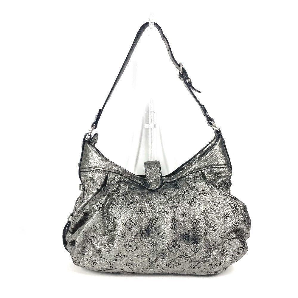 LOUIS VUITTON Shoulder Bag monogram mahina leather Silver Monogram Mahina Mahina XS