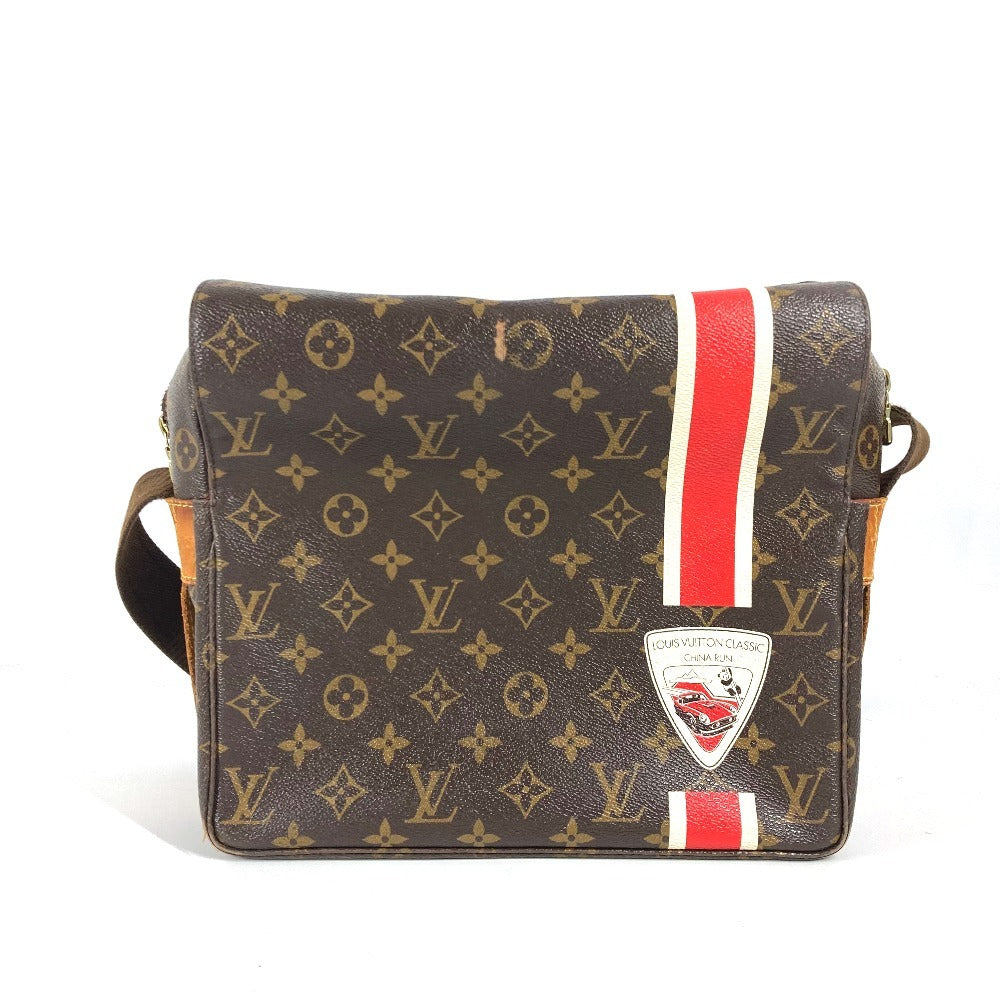 LOUIS VUITTON Shoulder Bag Monogram canvas Brown Monogram China Line Naviglio Limited