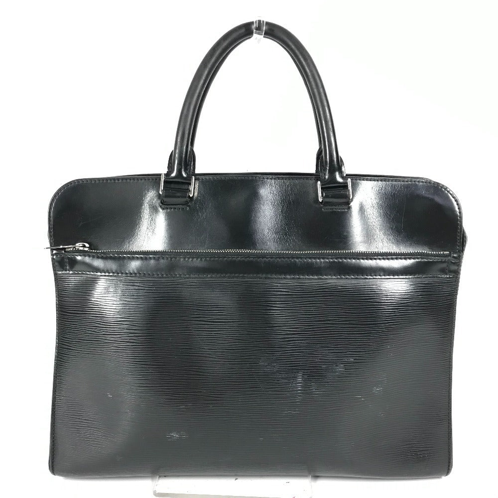 LOUIS VUITTON Business bag Epi Leather black Epi Bassano MM