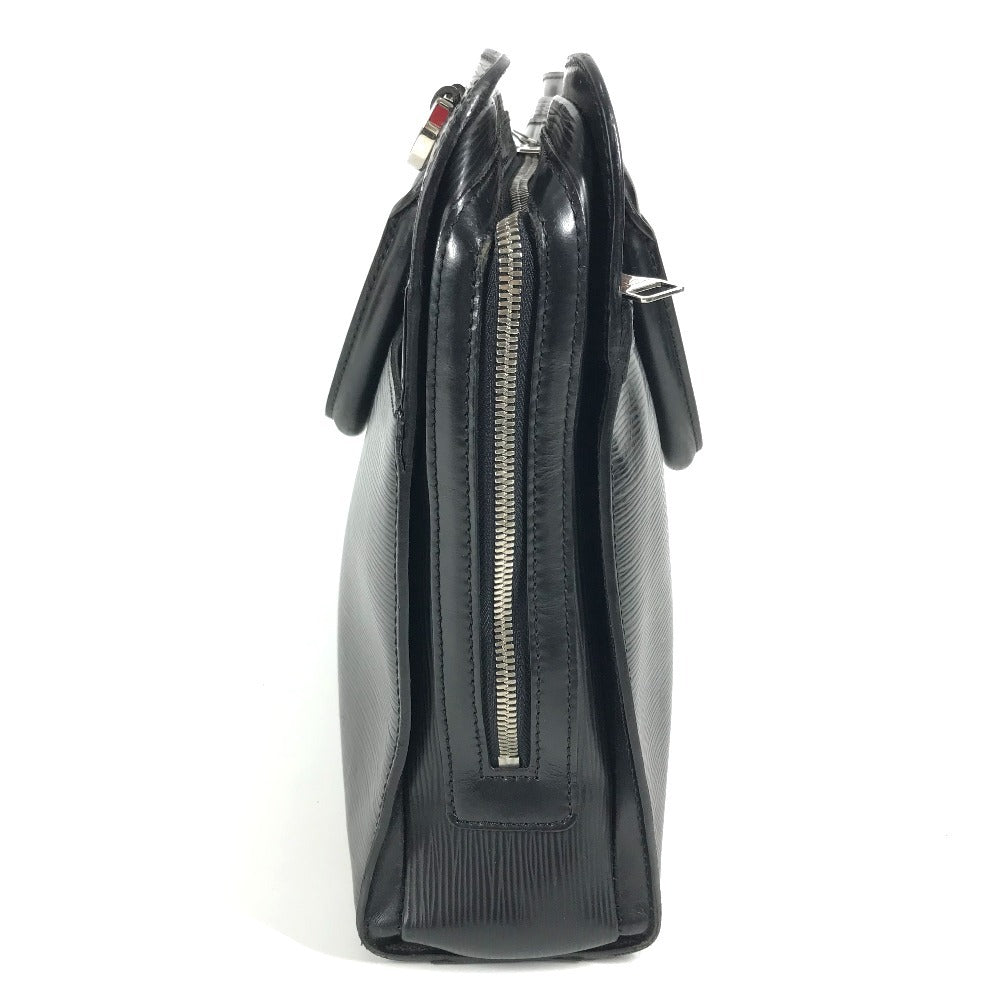 LOUIS VUITTON Business bag Epi Leather black Epi Bassano MM