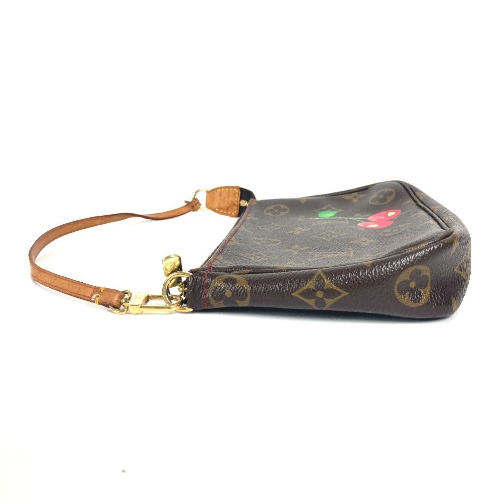  LOUIS VUITTON Handbag Monogram Cherry Canvas Brown Monogram Cherry by Takashi Murakami Pochette Accessoar