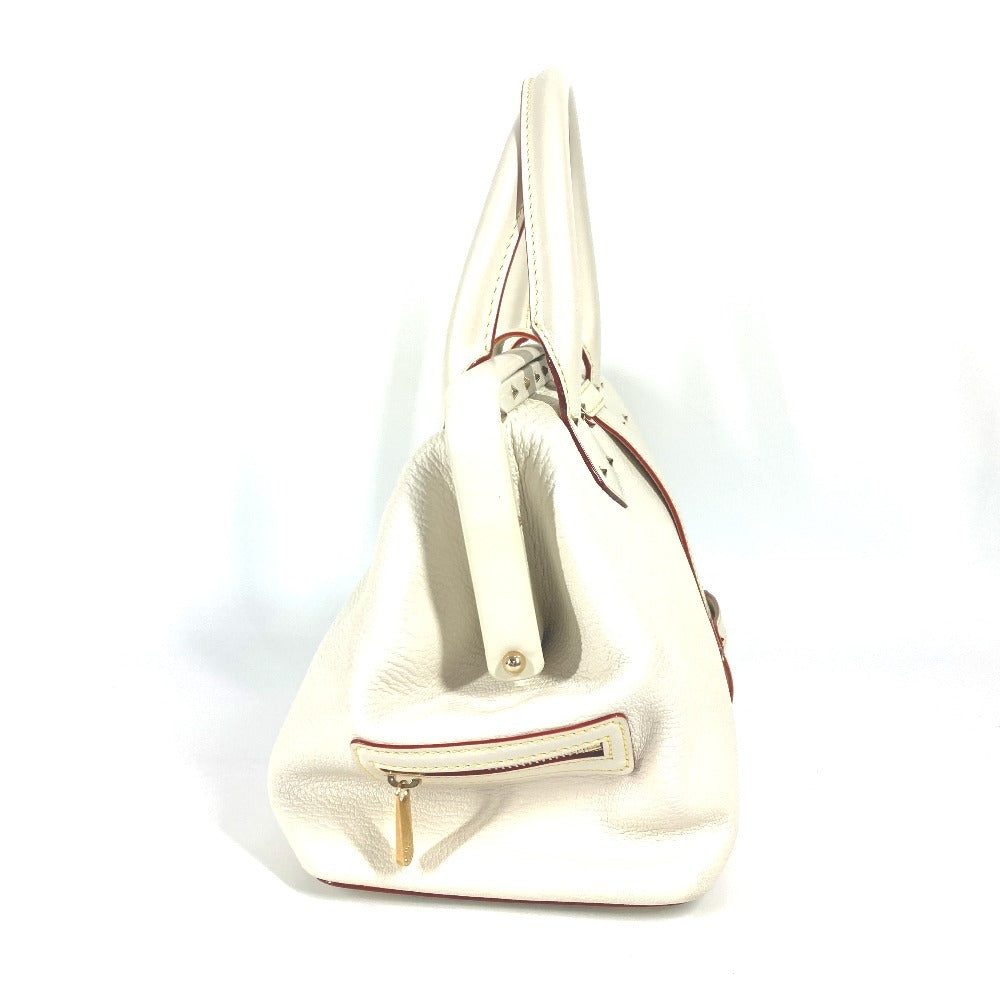 LOUIS VUITTON Handbag Suhari leather white Suhari Angénieux PM