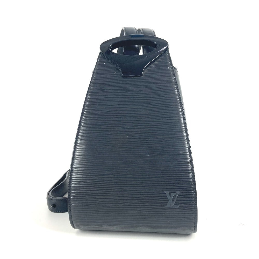 LOUIS VUITTON Shoulder Bag Epi Leather black Epi Migny