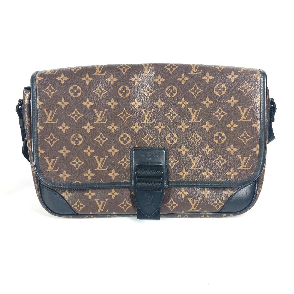 LOUIS VUITTON Shoulder Bag Monogram macacer canvas Brown Monogram macacer Arch Messenger