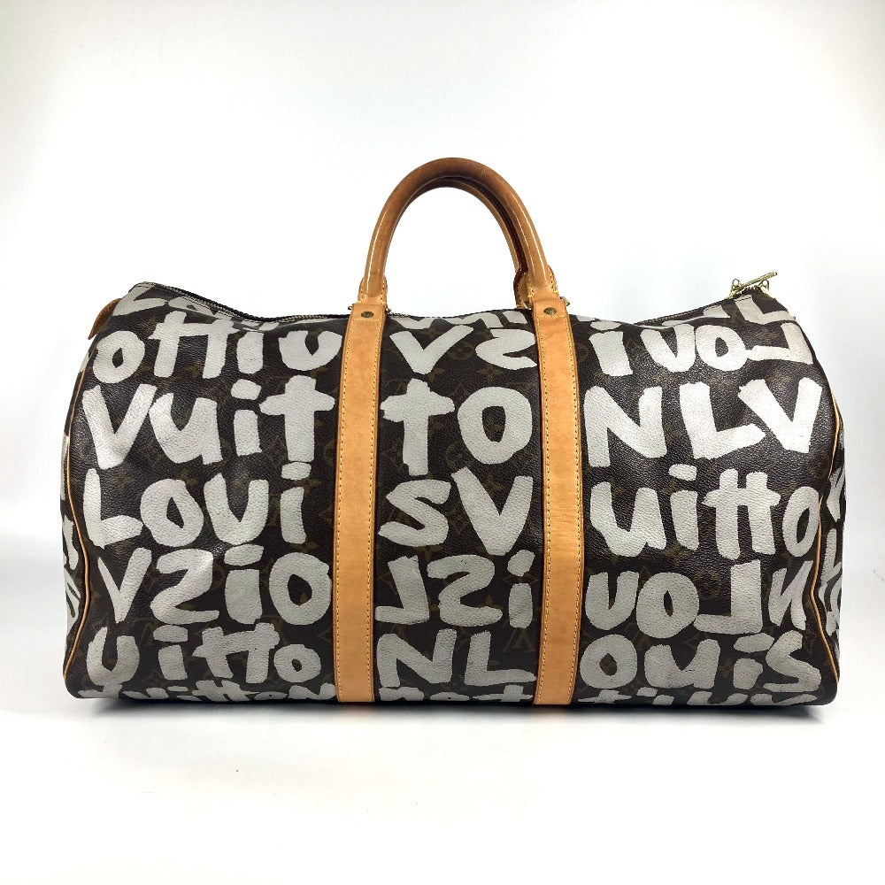 LOUIS VUITTON Boston Duffel bag MonogramGraffitiCanvas Brown Monogram graffiti Keepall 50