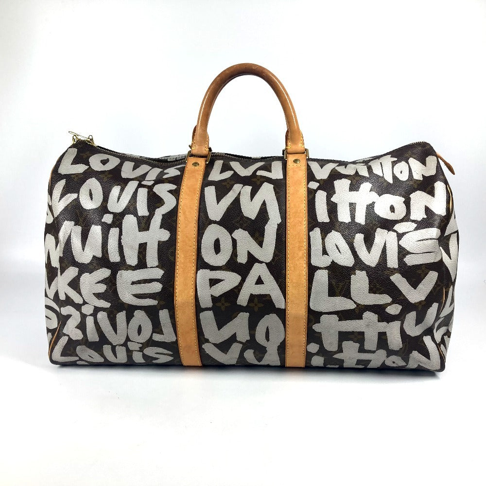 LOUIS VUITTON Boston Duffel bag MonogramGraffitiCanvas Brown Monogram graffiti Keepall 50