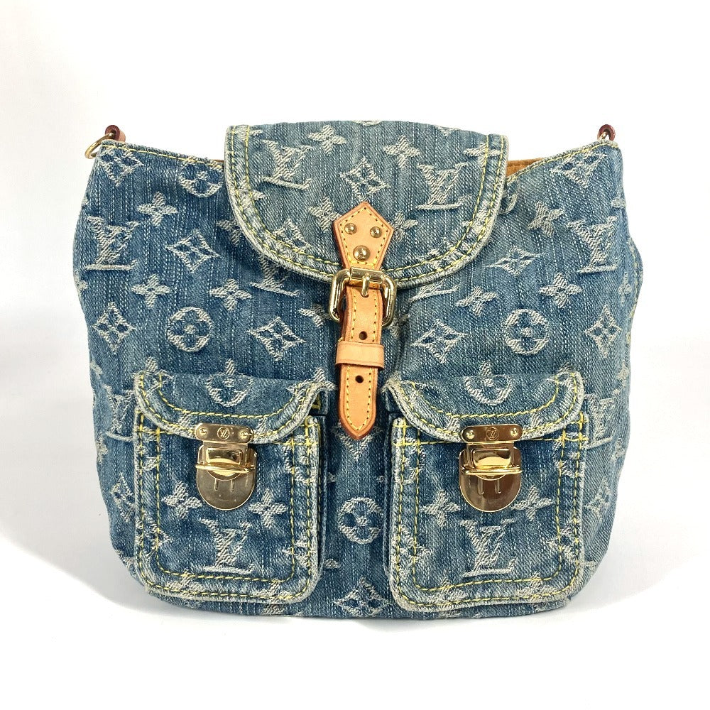 LOUIS VUITTON Backpack Monogram denim canvas blue Monogram denim Sac A DosPM