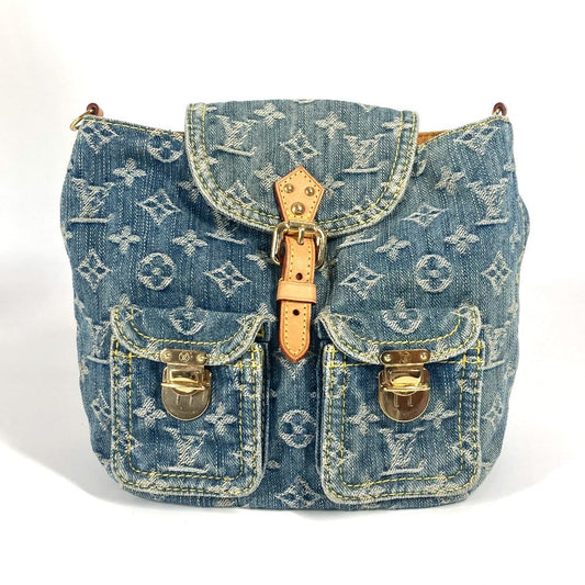 LOUIS VUITTON Backpack Monogram denim canvas blue Monogram denim Sac A DosPM