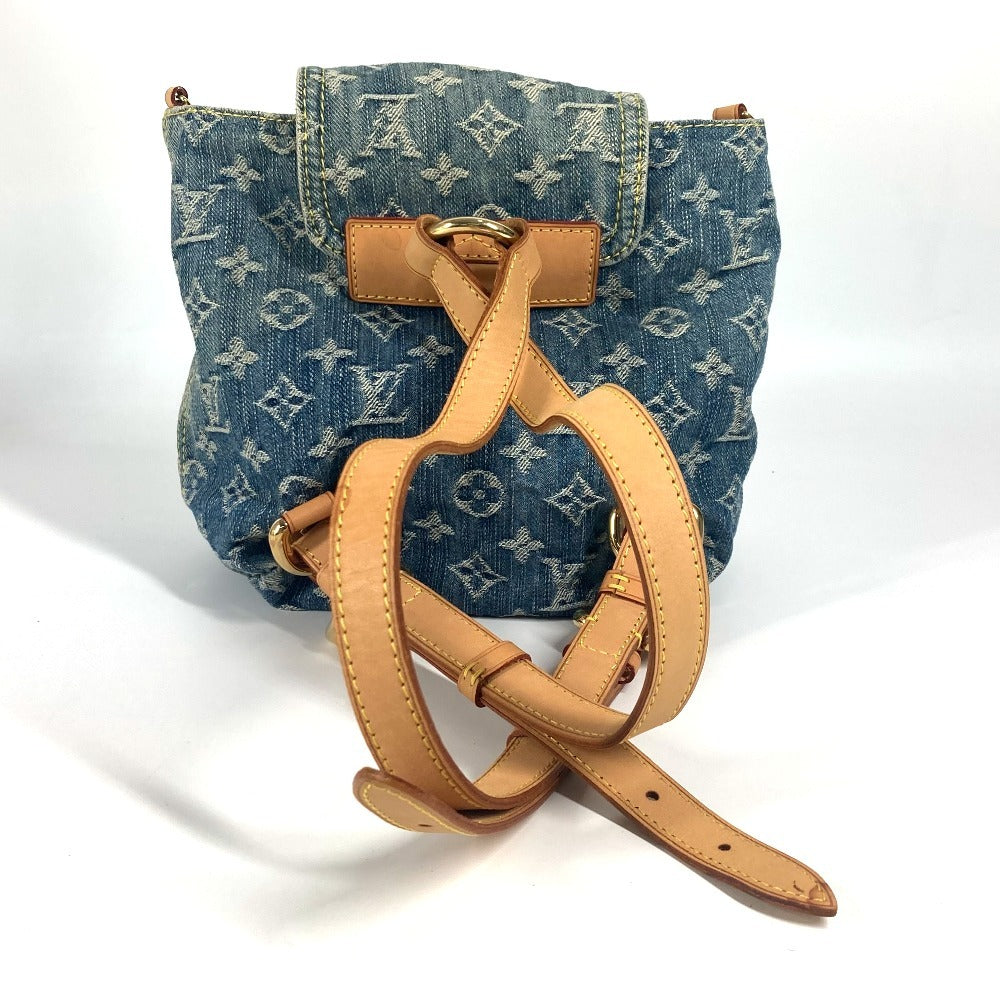  LOUIS VUITTON Backpack Monogram denim canvas blue Monogram denim Sac A DosPM