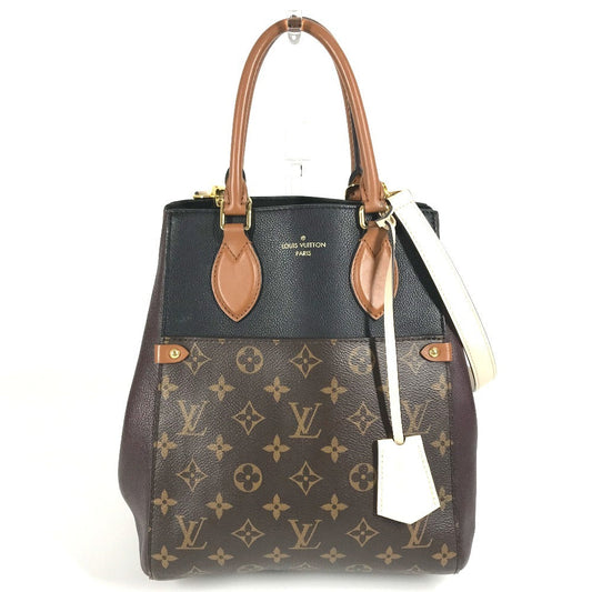 LOUIS VUITTON Handbag Monogram canvas Brown Monogram Fold Tote MM