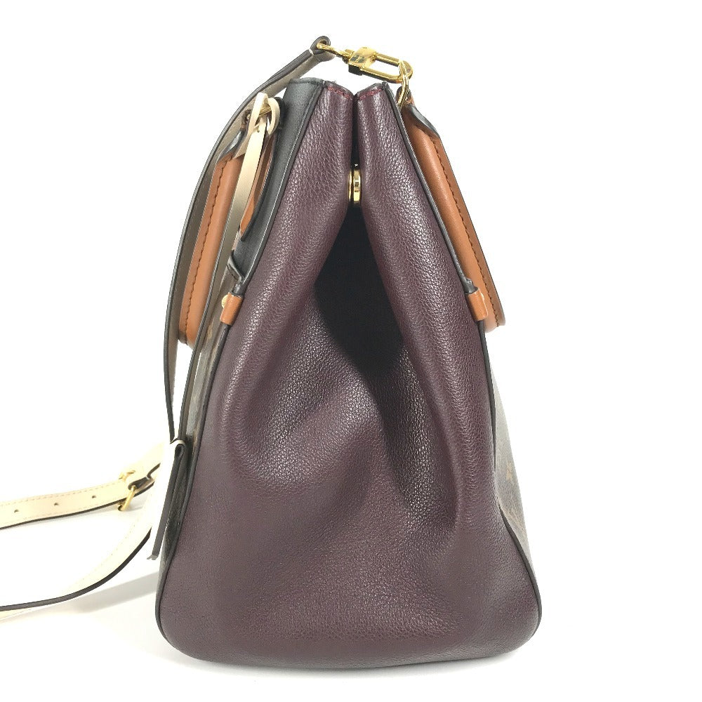  LOUIS VUITTON Handbag Monogram canvas Brown Monogram Fold Tote MM