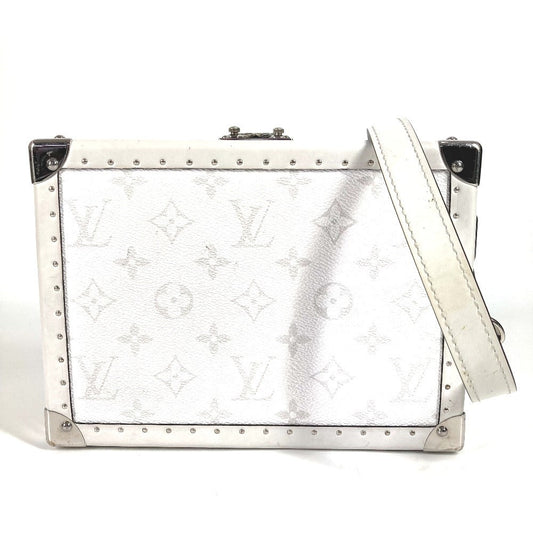 LOUIS VUITTON Shoulder Bag Monogram canvas, leather white Taigalama clutch box