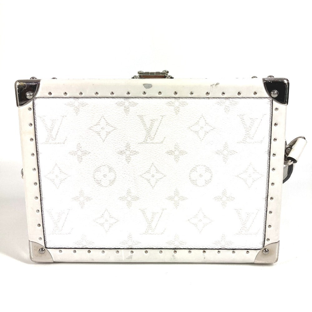 LOUIS VUITTON Shoulder Bag Monogram canvas, leather white Taigalama clutch box
