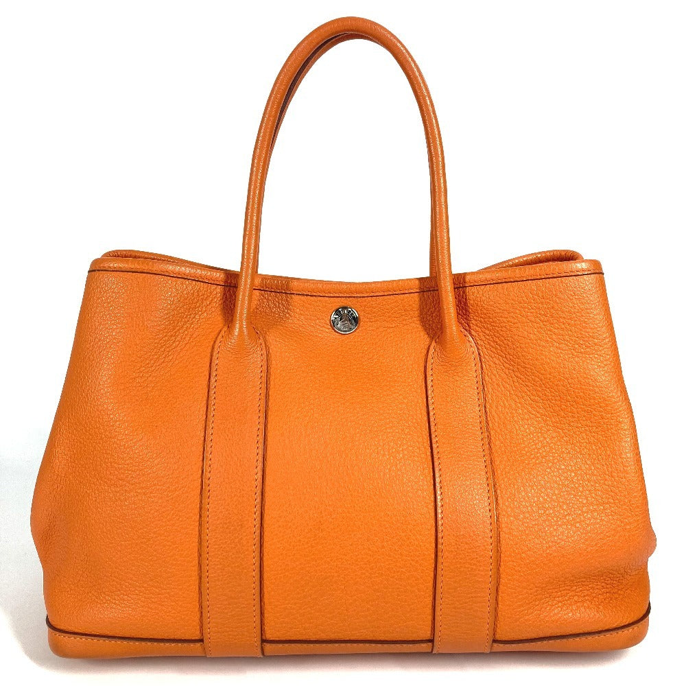 HERMES Tote Bag Negonda Orange Garden Party TPM Garden Party TPM