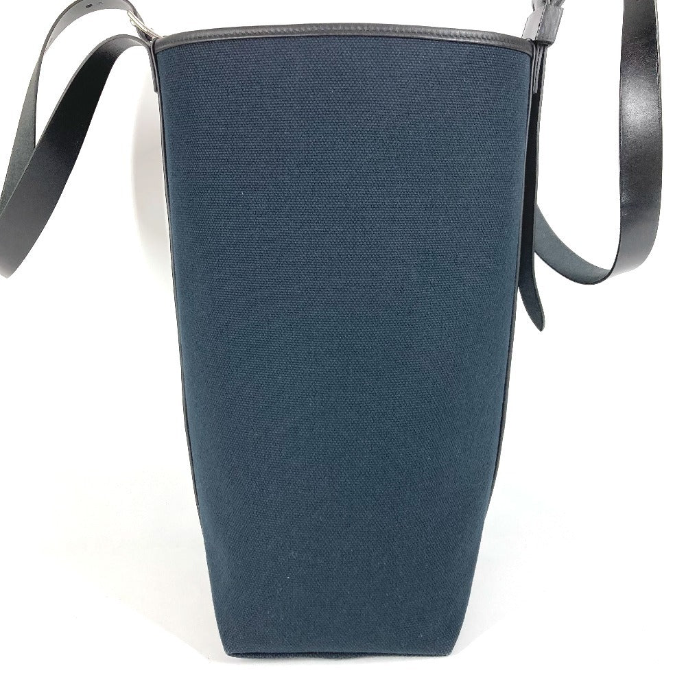 HERMES Shoulder Bag Leather, Toile black Etriviere Pocket 27