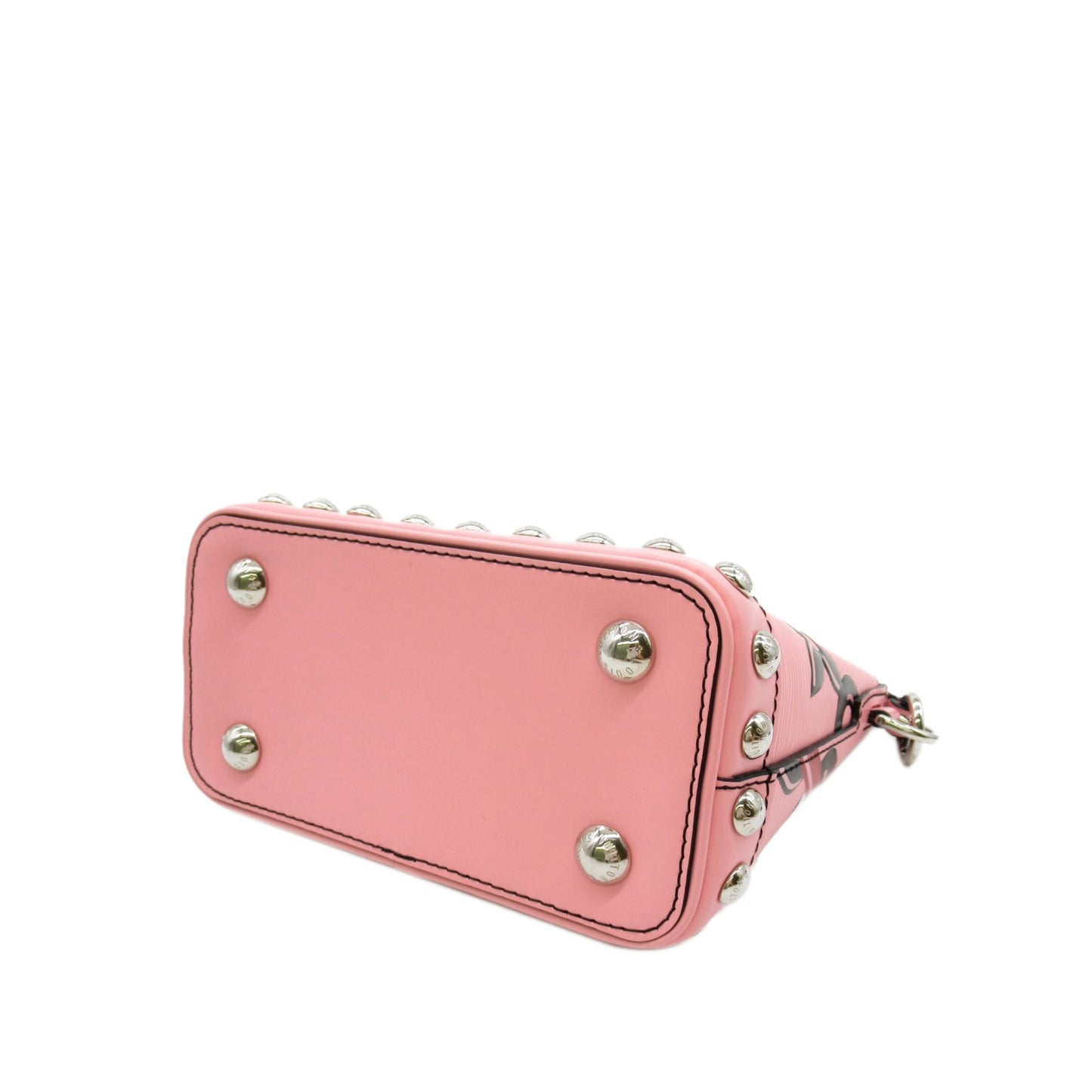 LOUIS VUITTON Epi Chain Flower Mini Lockit Handbag