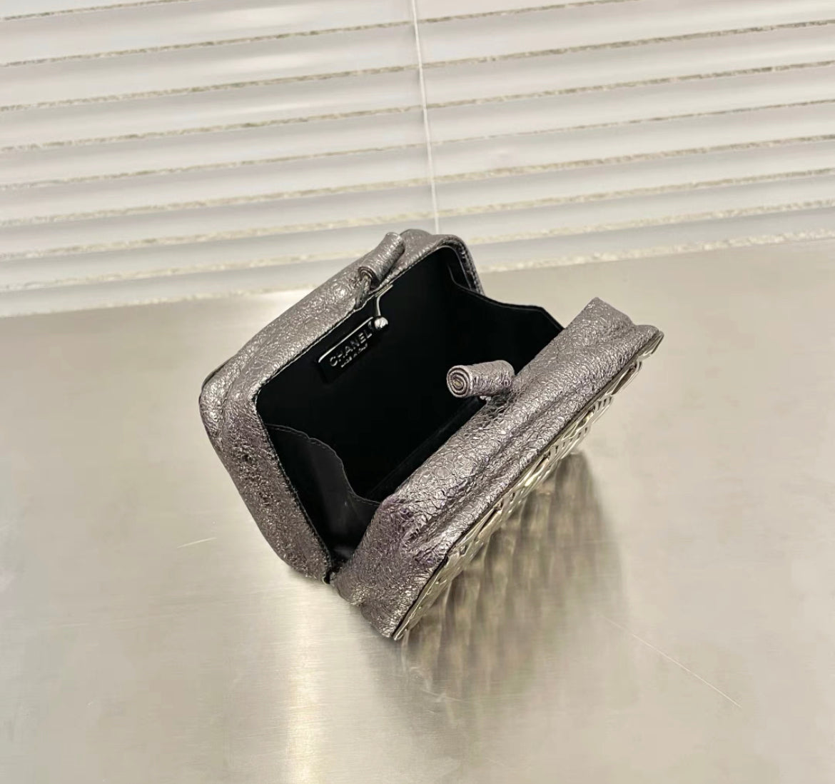 Chanel MinaudiÃ¨re Moscow Leo Runway Rare Metal Clutch