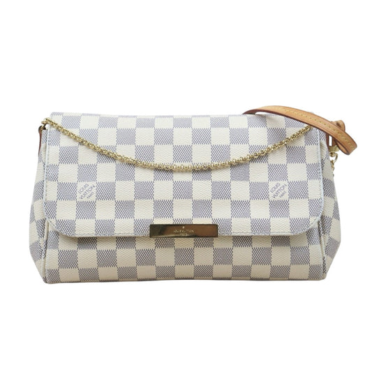 Good ( Rank AB)? Louis Vuitton Damier Azur Favorite MM Shoulder Bag?S24101307
