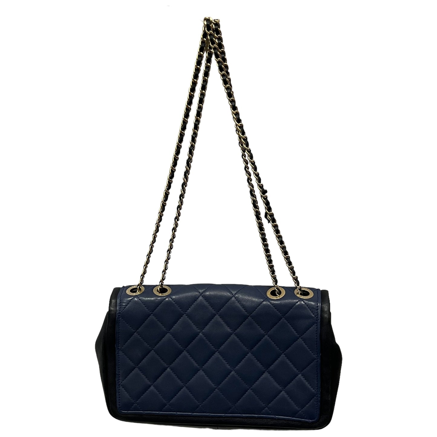 CHANEL Bag Leather NVY Flap Bag