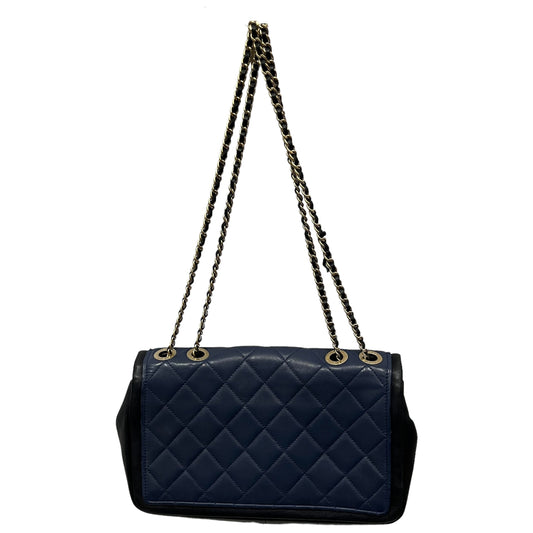 CHANEL Bag Leather NVY Flap Bag