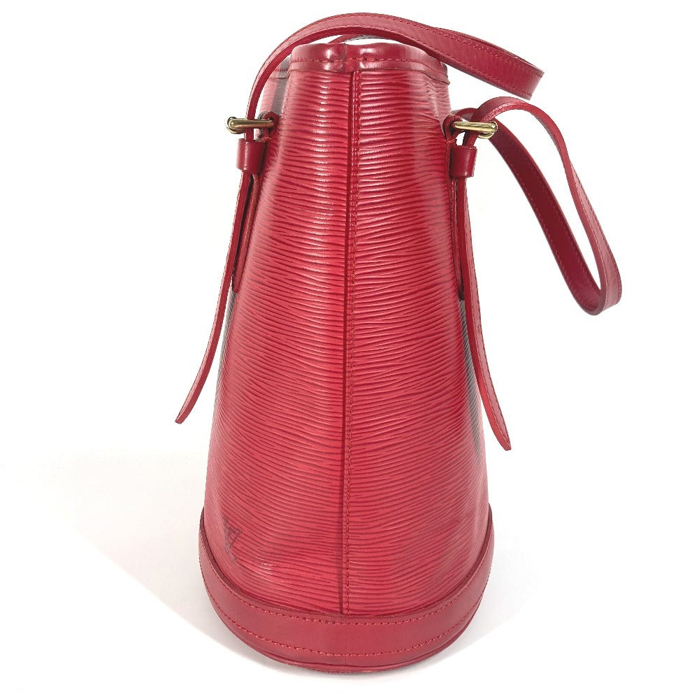 LOUIS VUITTON Shoulder Bag Epi Leather Red Epi Petit Bucket PM Petit Bucket PM