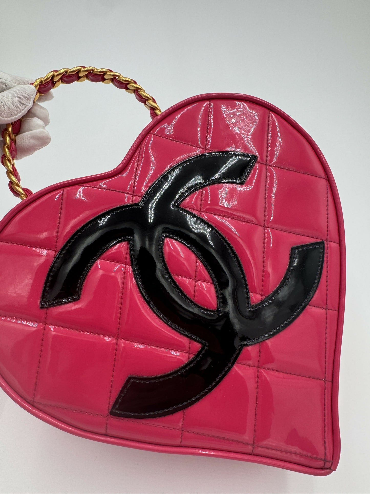 Chanel 1995 Barbie Barbie/Pink Heart Vanity Bag