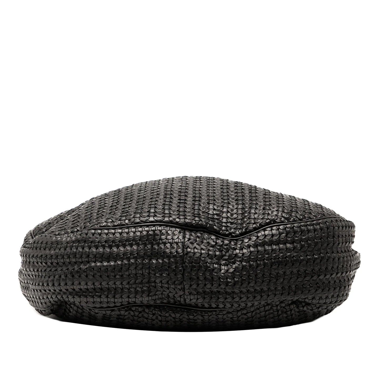 Black Dior Woven Lambskin Soft Lady Dior Hobo