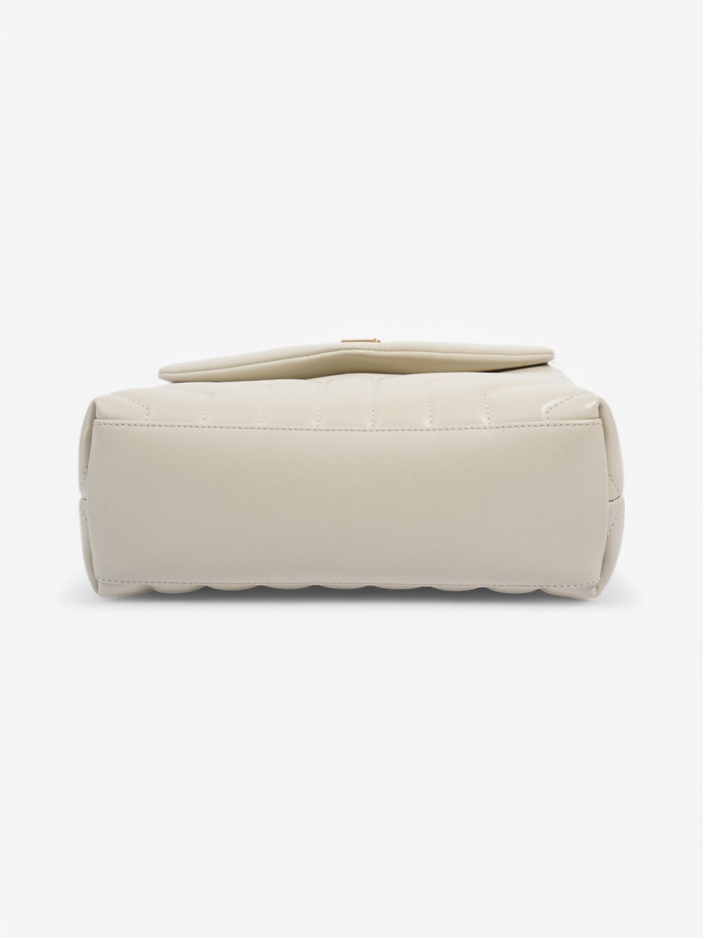 Saint Laurent LouLou White Leather Small