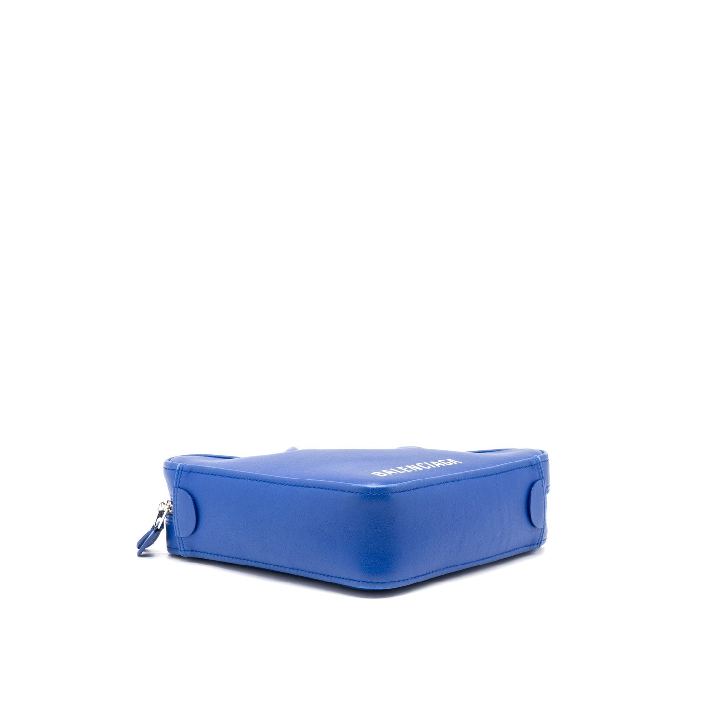 Balenciaga Triangle Duffle Purse Calfskin Blue