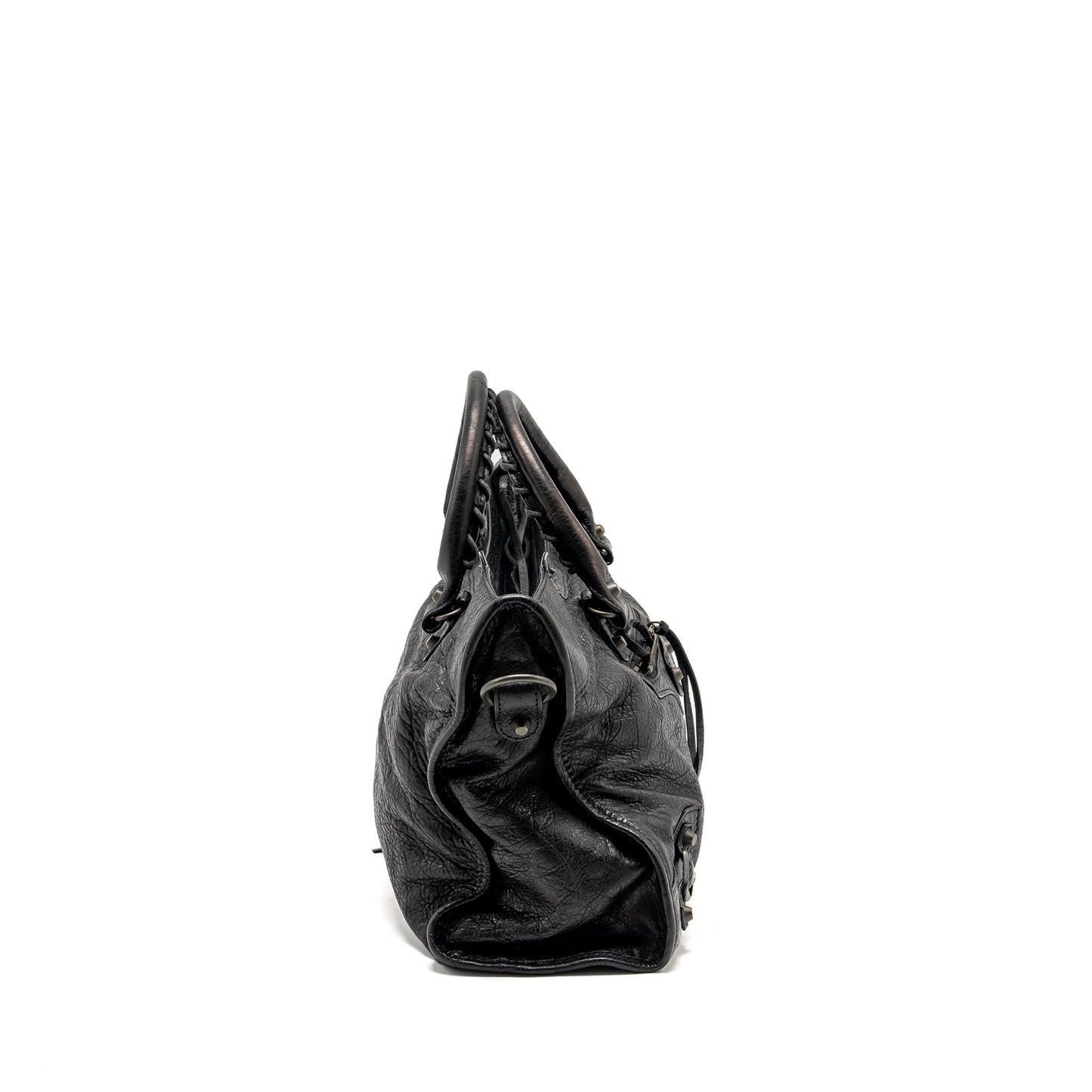Balenciaga Giant City Purse Leather Black ruthenium Hardware