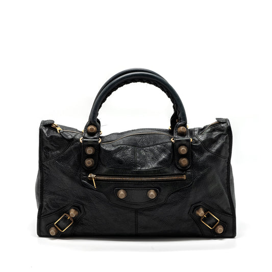 Balenciaga G21 Work Purse Leather black