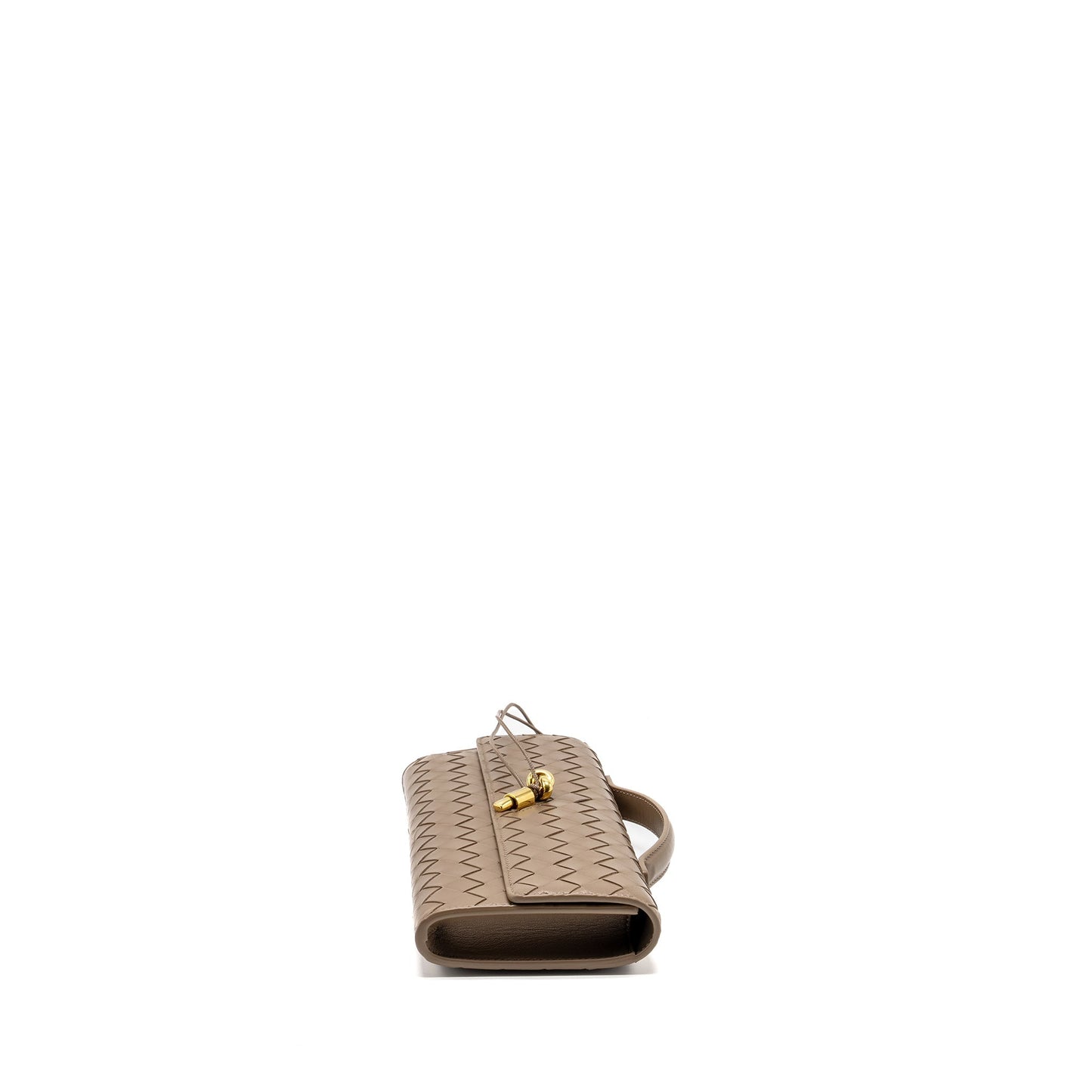 Bottega Veneta Andiamo Clutch Lambskin Pinecone