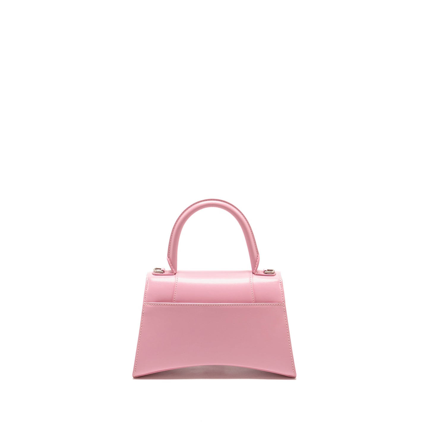 Balenciaga Small Hourglass Purse Calfskin Pink