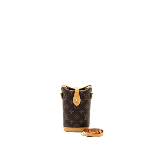 LOUIS VUITTON FOLD ME POUCH MONOGRAM CANVAS GHW (New Version)