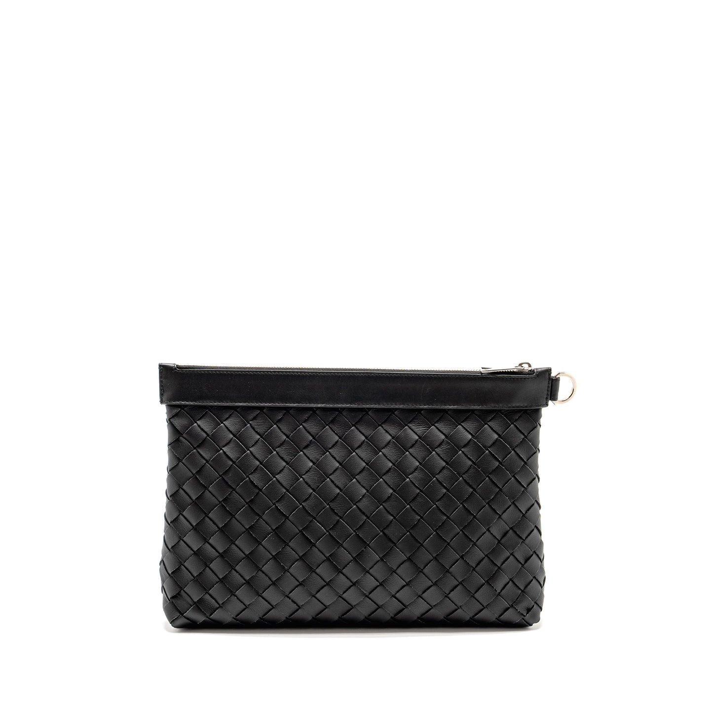 Bottega Veneta Intrecciato Pouch Calfskin Black